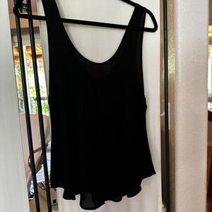 Lush Black Tank Top | Size M